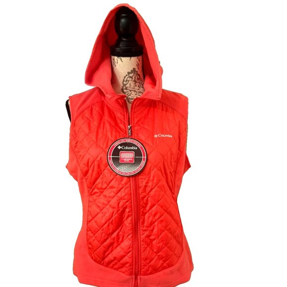 NWT Columbia Thermal Coil Softshell Ladies Vest Sz L - Picture 1 of 1
